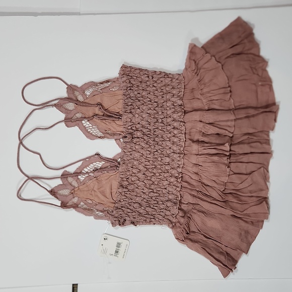 Free People Adella Cami in Mauve MSRP $68 FP1036 - Picture 9 of 12